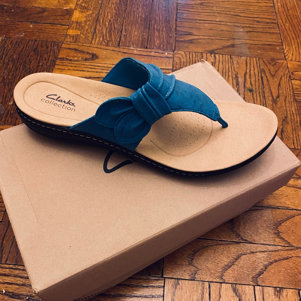 Clarks Blue Sandals for Women